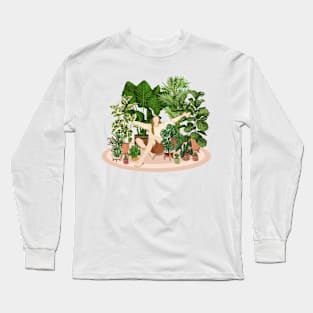 Reading with plants 13 Long Sleeve T-Shirt